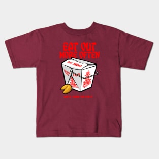 CHINESE TAKE OUT - EAT OUT MORE OFTEN Kids T-Shirt